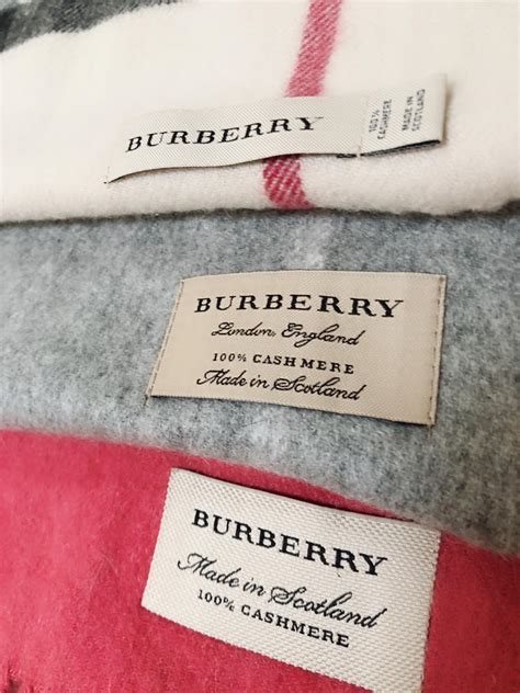 burberry blue label tag|authentic burberry scarves.